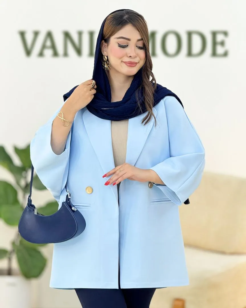 کت مازراتی یقه انگلیسی جیب نما کد h383