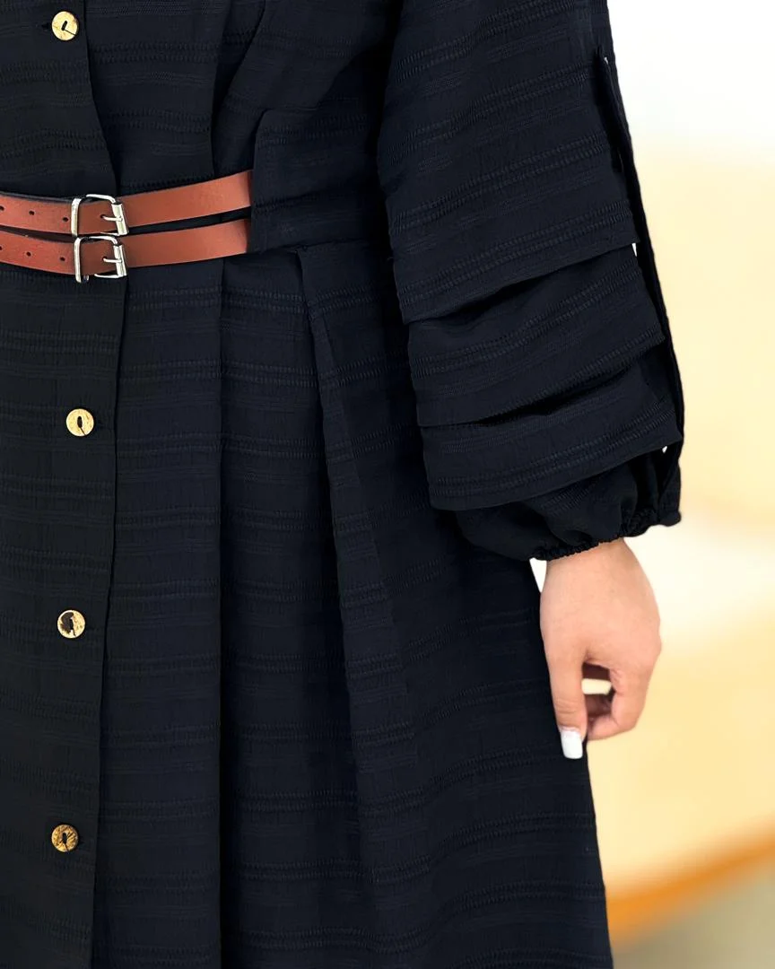 پیراهن آستین پاگون دار کدH308