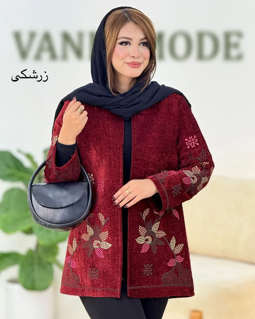 کت مخمل گلدوزی کد h613