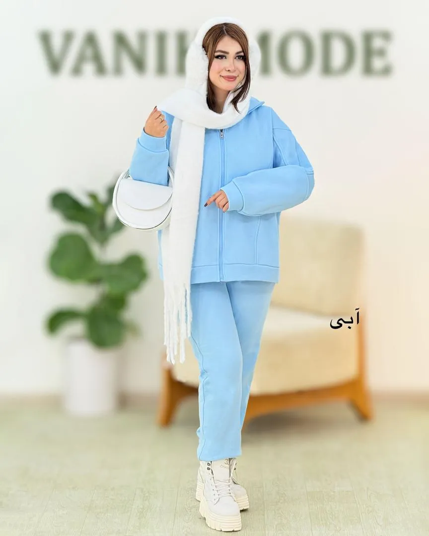 ست دورس شلوار جلو زیپ دار کد h583