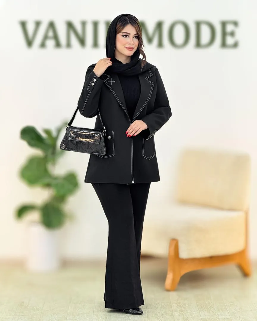 کت زنانه دمسه دوزی کد h456