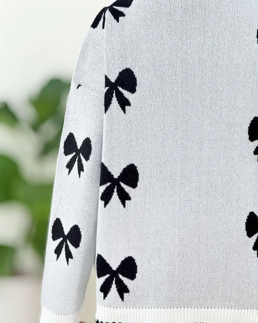 ست بلوز شلوار بافت طرح پاپیون کد h623