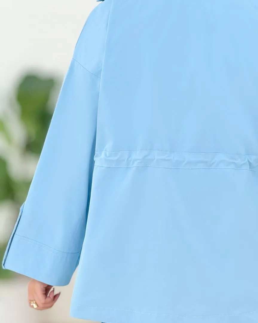 بارانی آستین پاگون دار تی سی کد H388