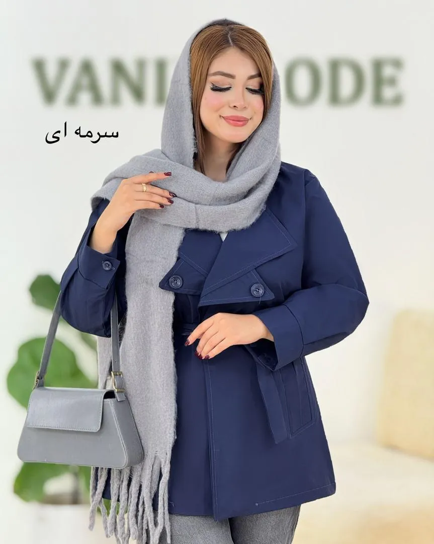 بارانی آستین مچ دار مموری کد H390