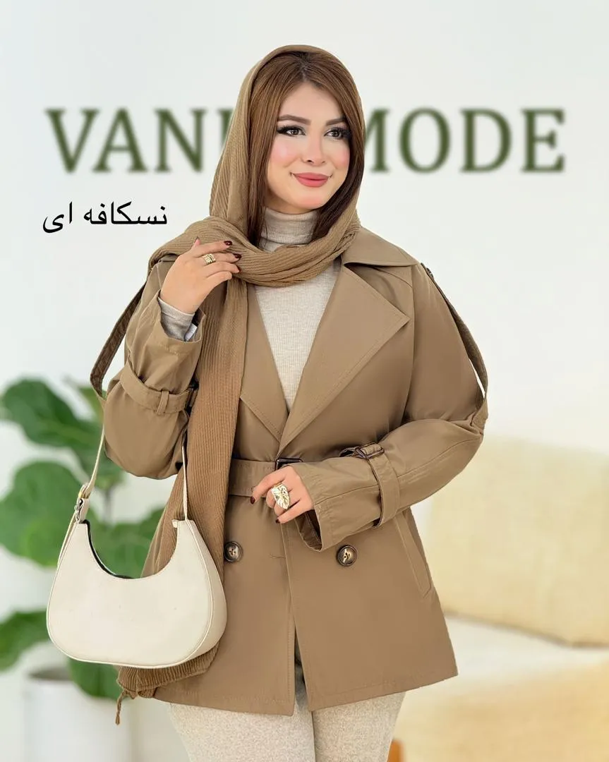 بارانی سانتانا آستین سرخود کد h458