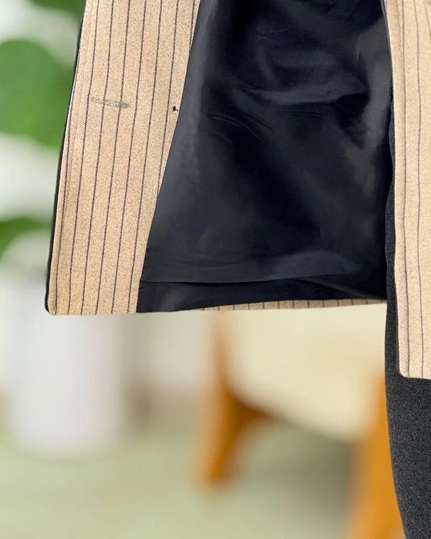 پالتو فوتر جلو دکمه خور آستر دار کد h621