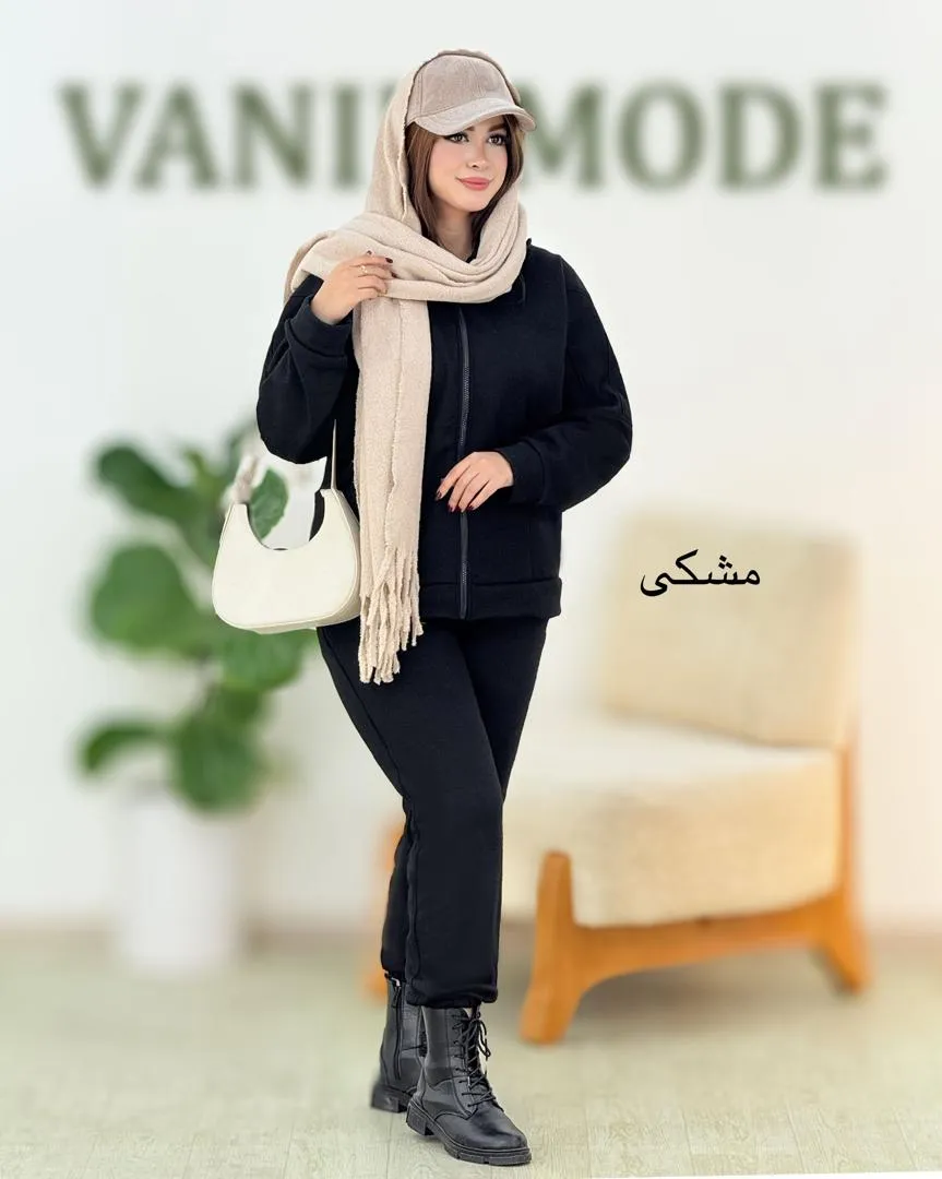 ست دورس شلوار جلو زیپ دار کد h583