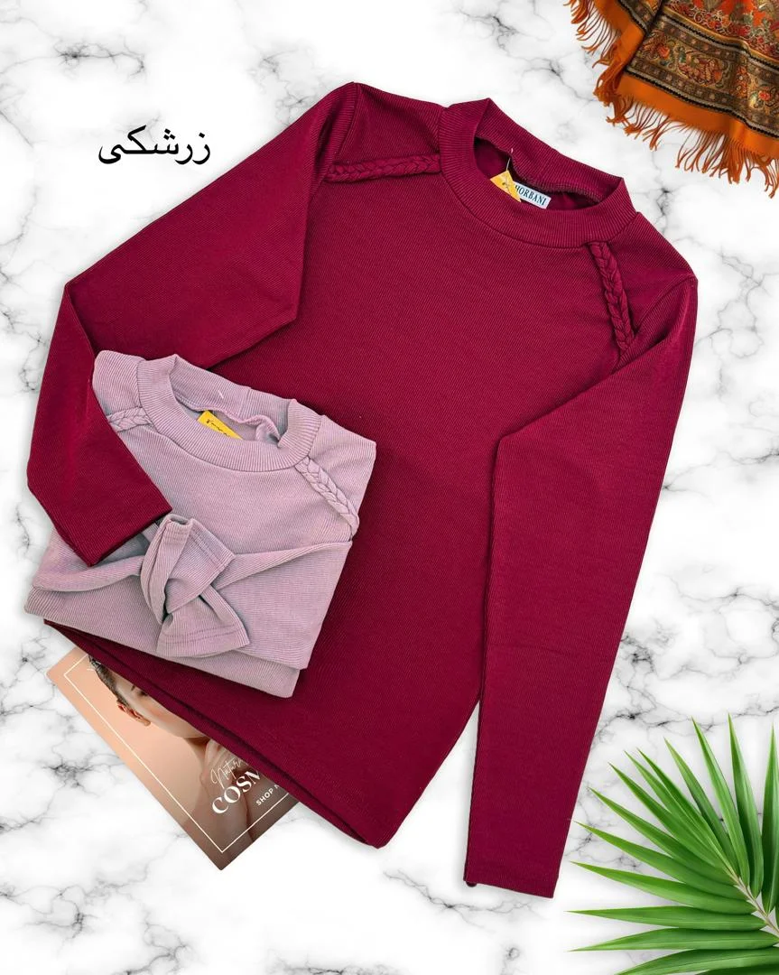 بلوز فانریپ یقه گرد کد h406