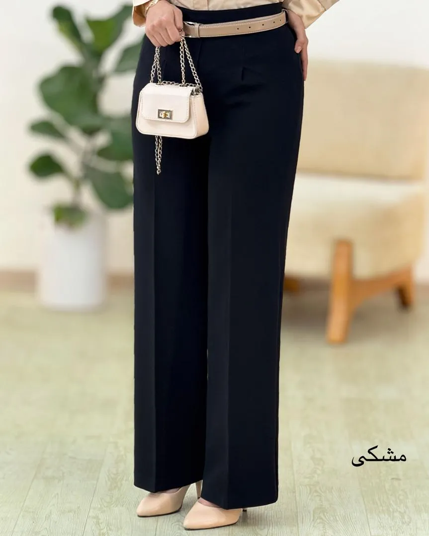 شلوار مازراتی دبل بگ پیلی دار کد h291