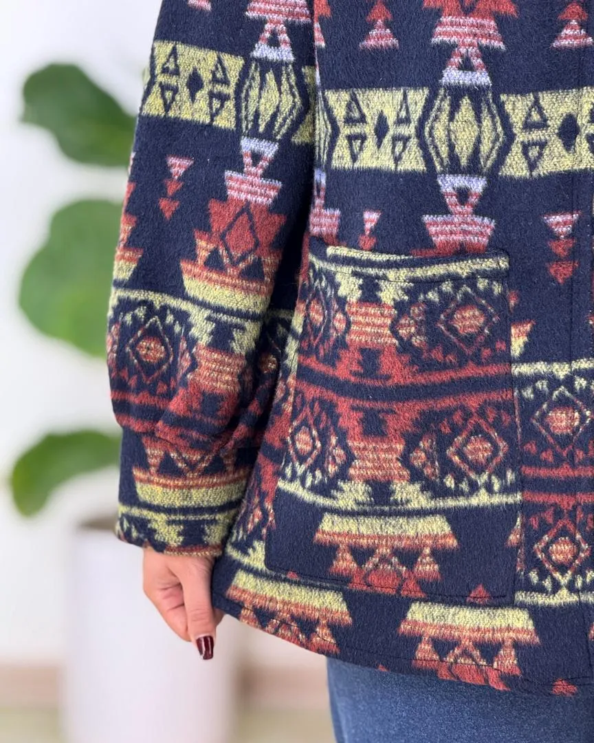 کت آستین مچ دار طرح دار کد h632