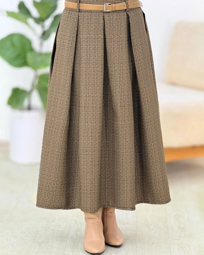 کت دامن جلو پیل دار زنانه کد h637