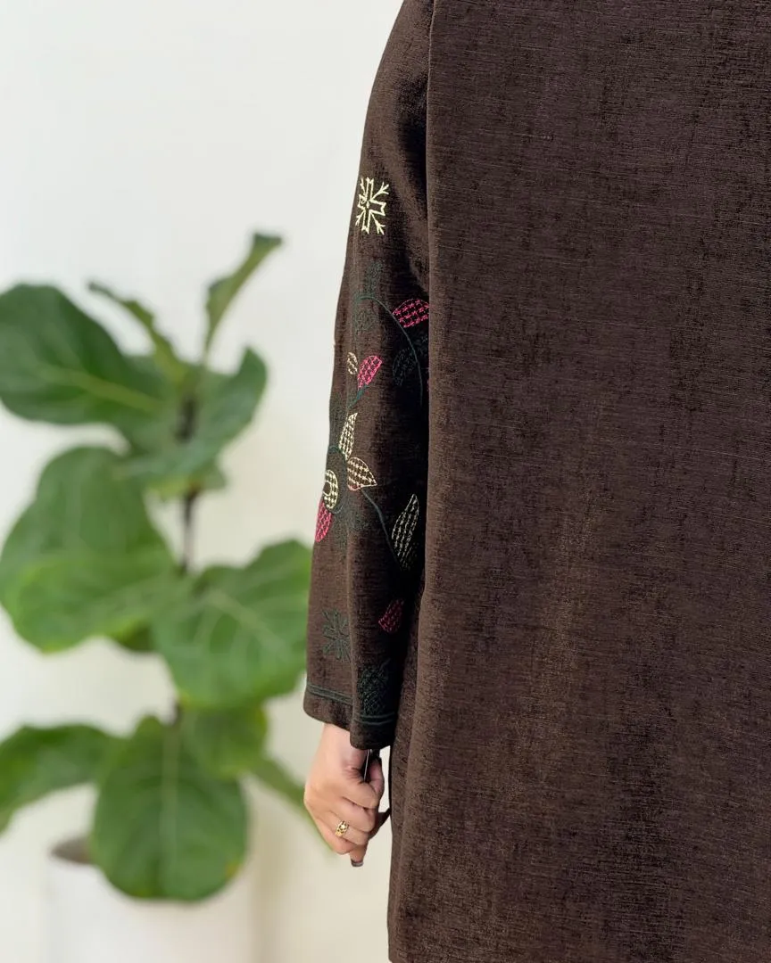 کت مخمل گلدوزی کد h613