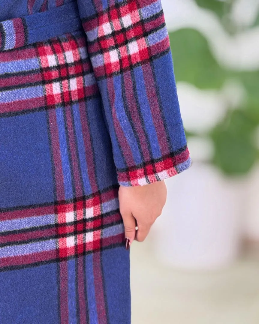 پالتو پشمی جلو باز کد H607