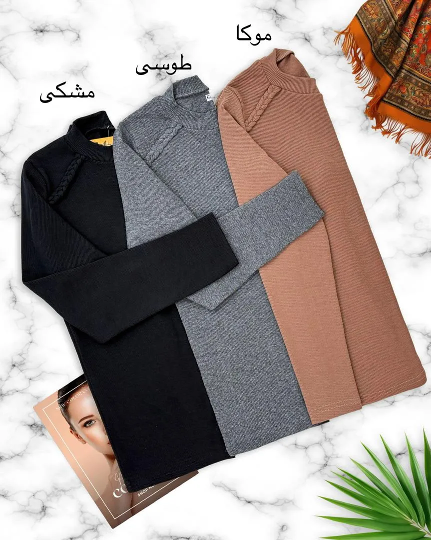 بلوز فانریپ یقه گرد کد h406