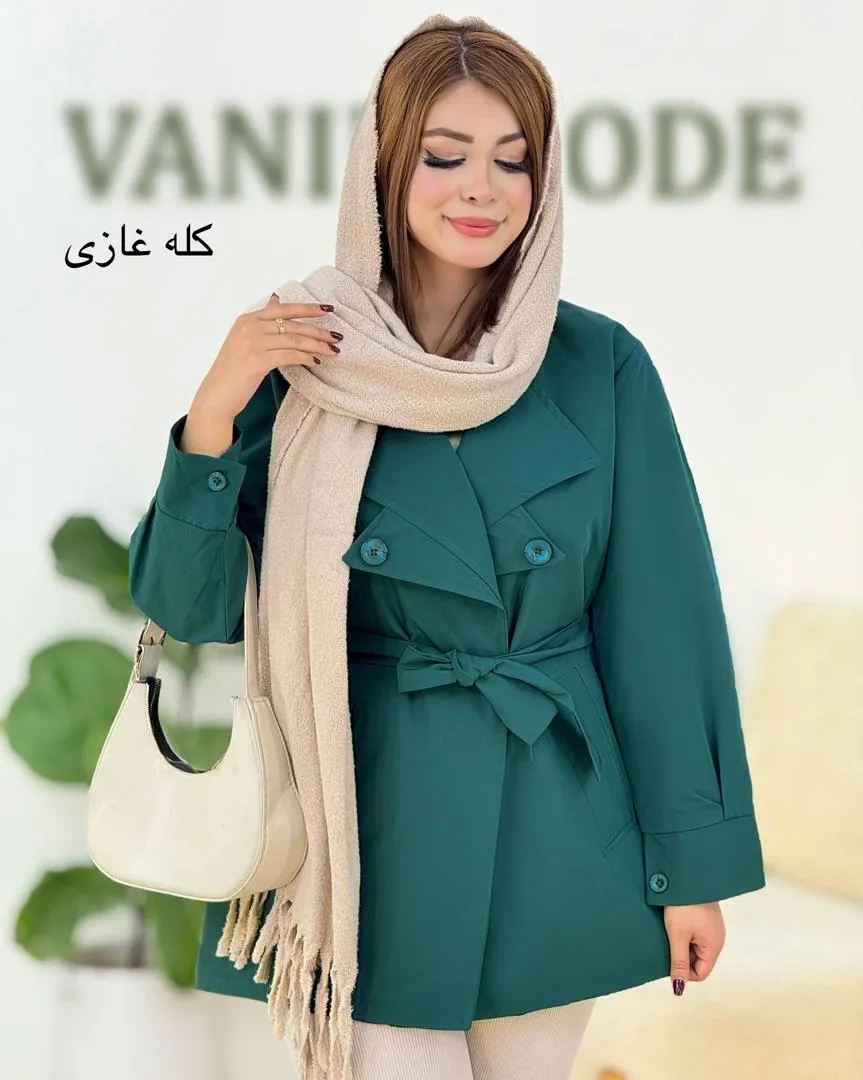 بارانی آستین مچ دار مموری کد H390