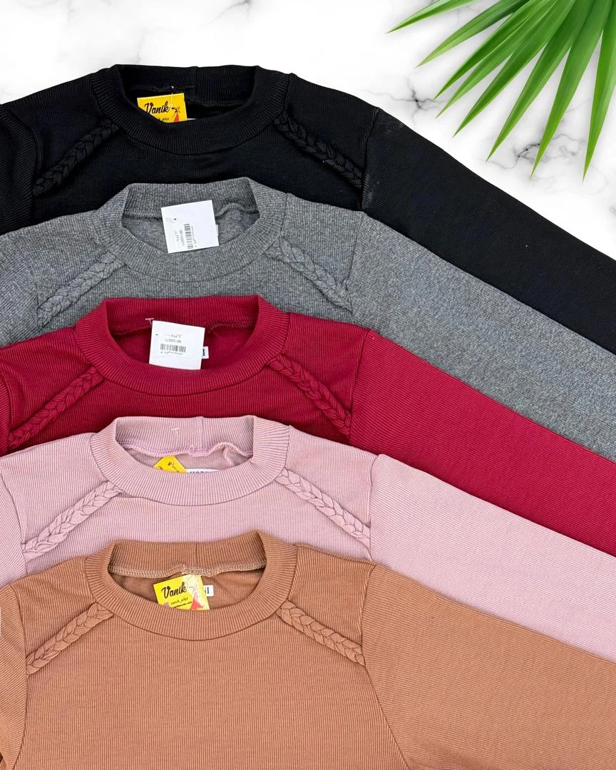 بلوز فانریپ یقه گرد کد h406