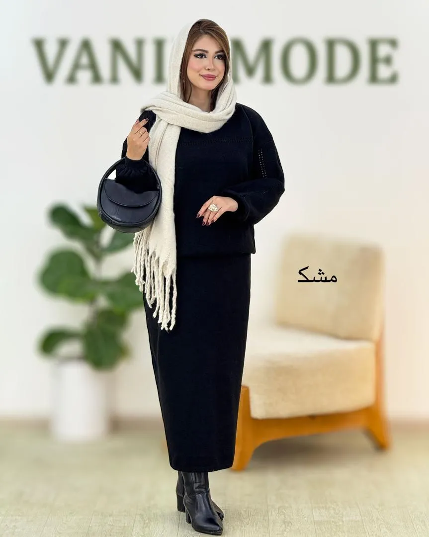 ست بلوز دامن یقه هفت کد h560