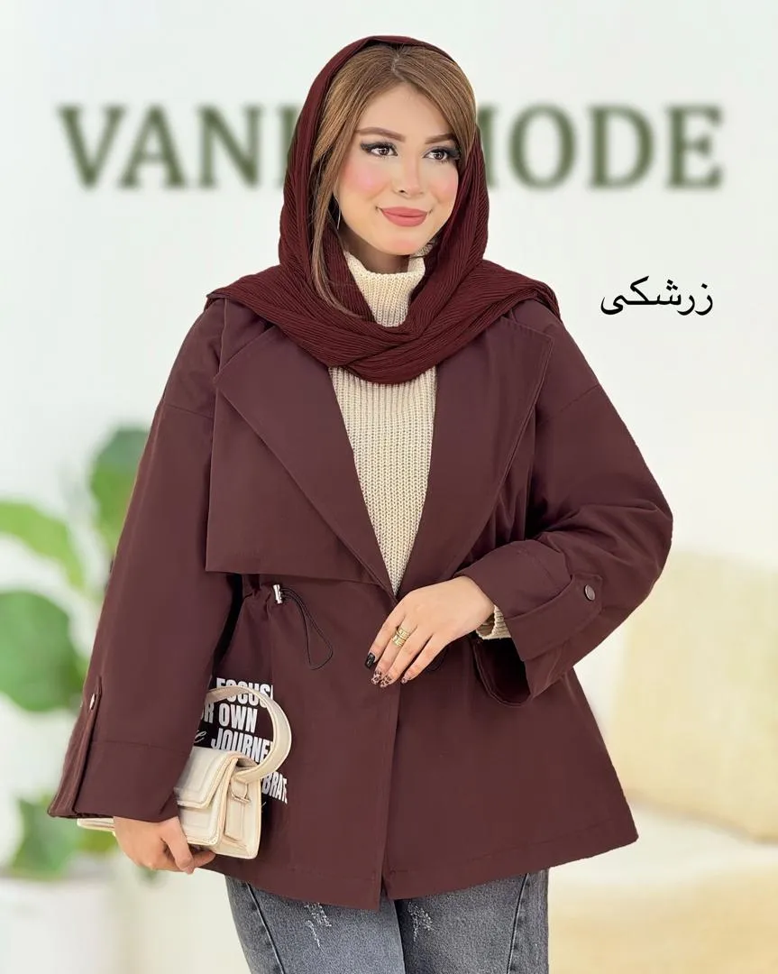 بارانی آستین پاگون دار تی سی کد H388