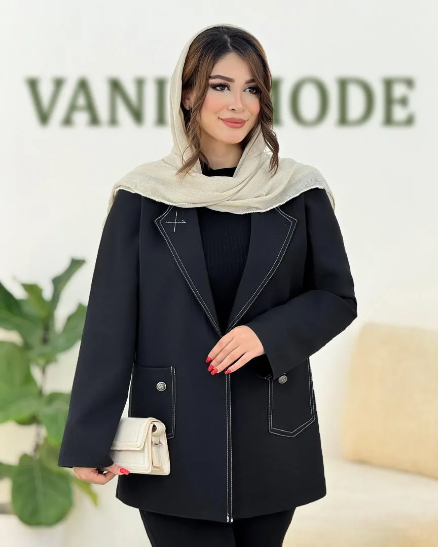 کت زنانه دمسه دوزی کد h456