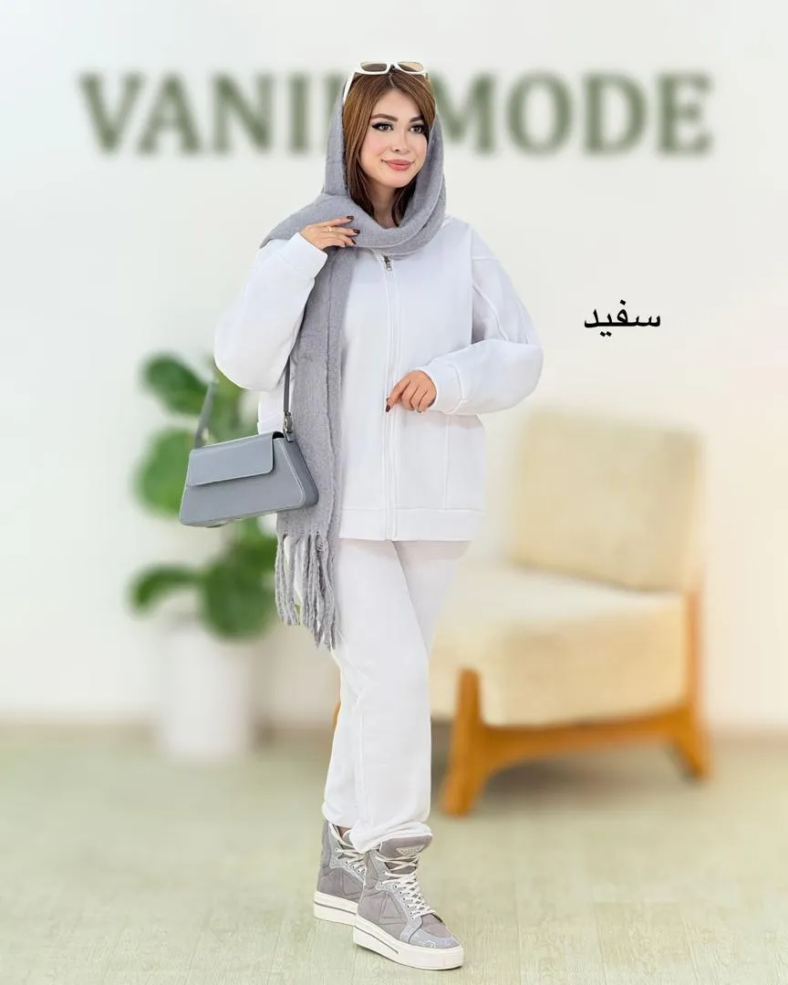 ست دورس شلوار جلو زیپ دار کد h583