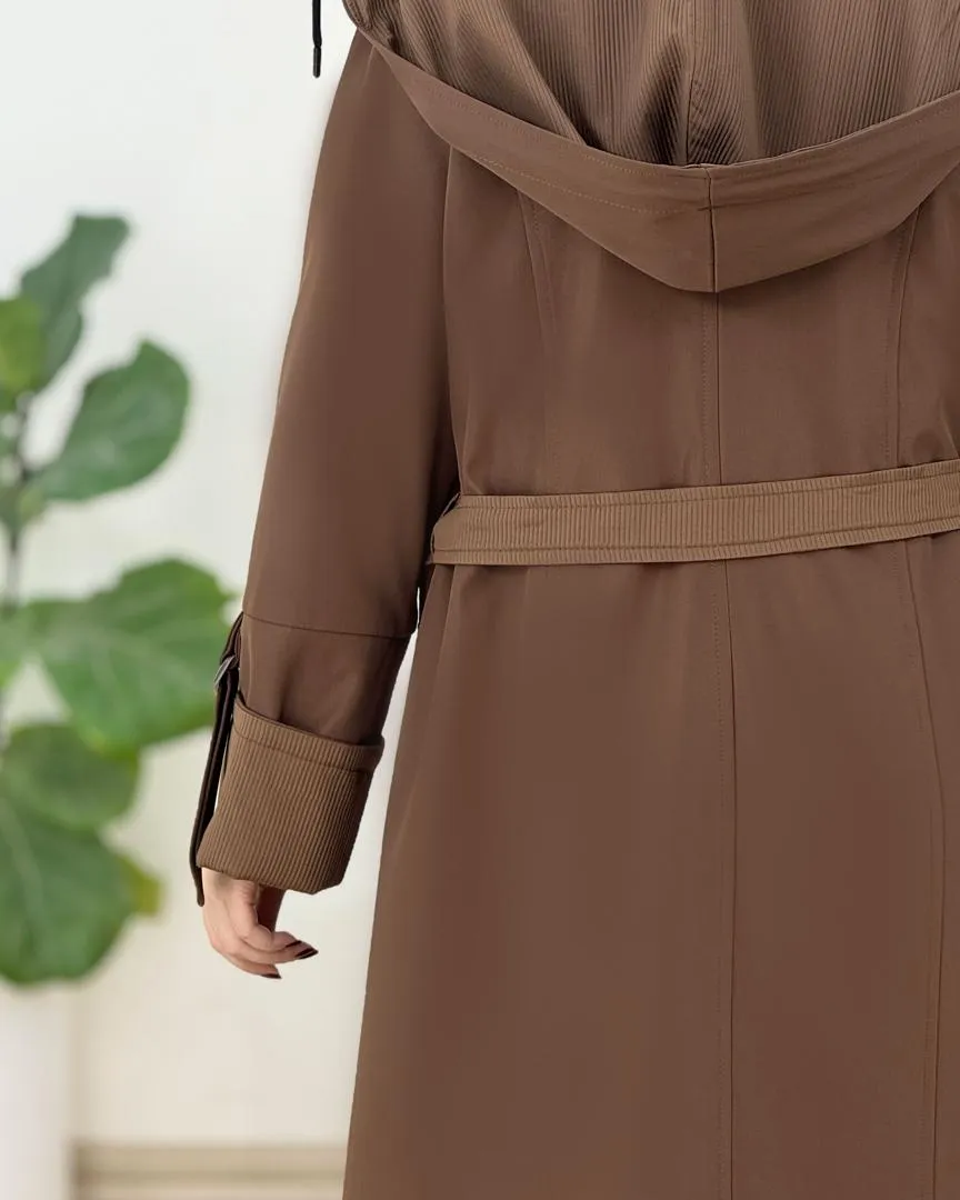 بارانی سانتانا کلاهدار کد H584