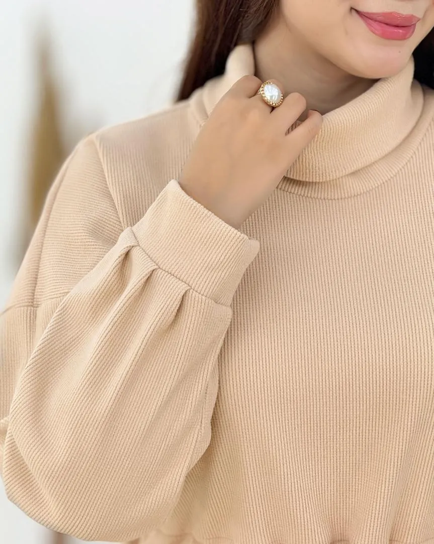 کفتان جیب دار یقه اسکی کد h677