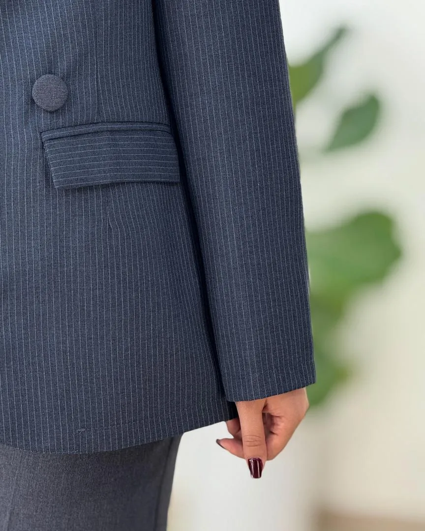 کت شلوار لایه دوزی دیپلمات کد H590