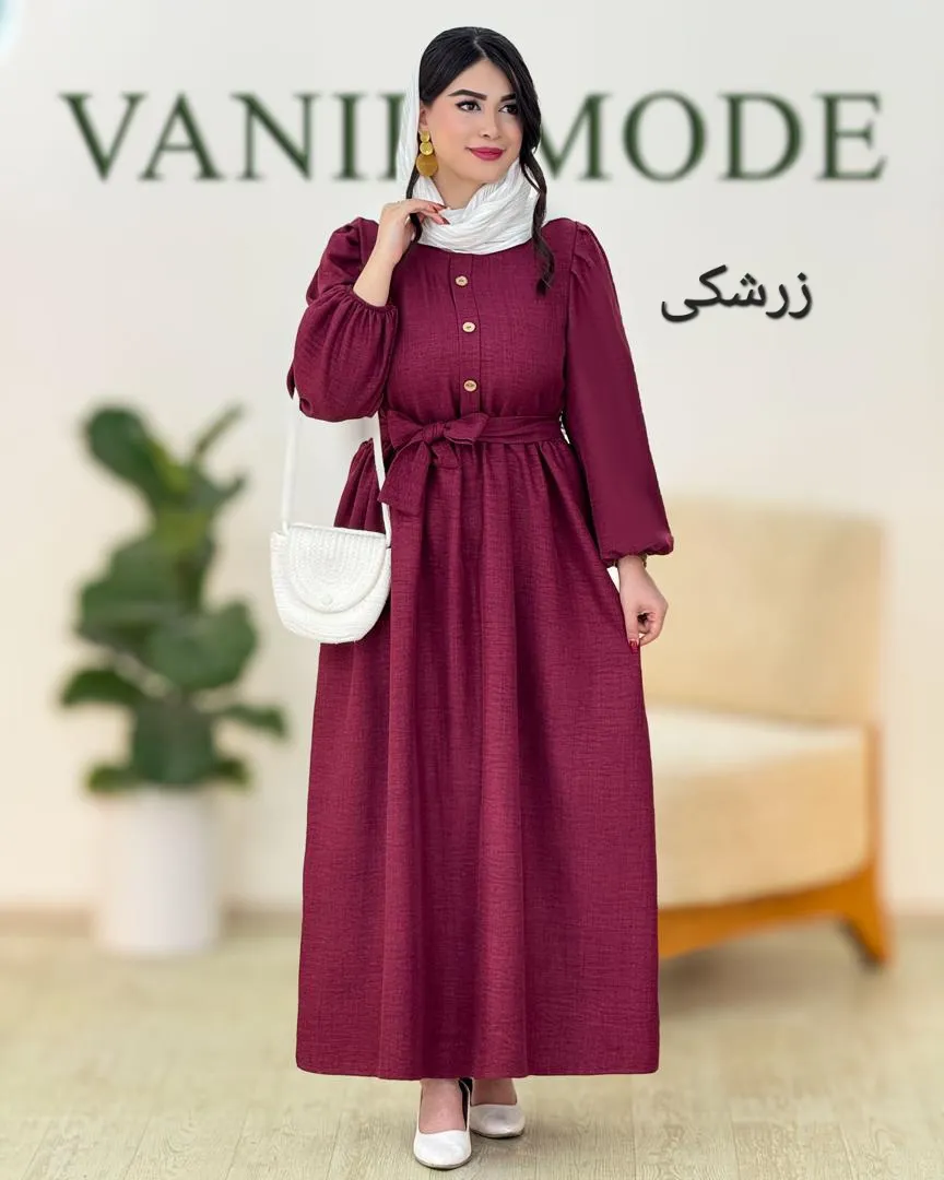 پیراهن بلند بهاری کد g797