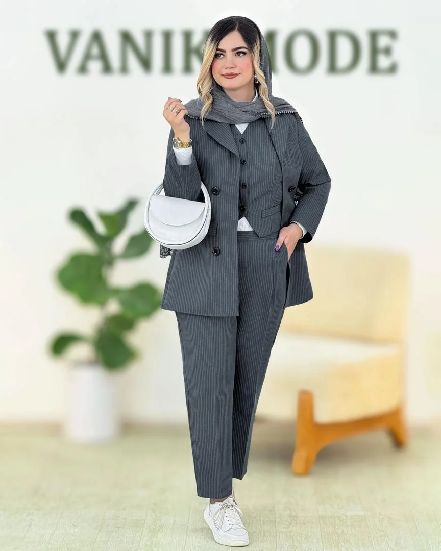 کت شلوار جلیقه پرشیا دیپلمات کدH335