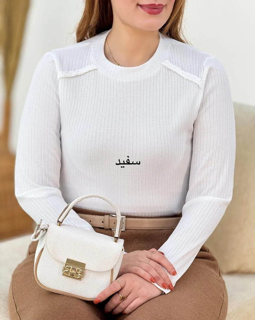 بلوز زنانه آستین بلند فانریپ کد h690