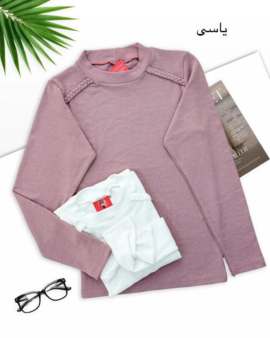 بلوز فانریپ یقه گرد کد h406