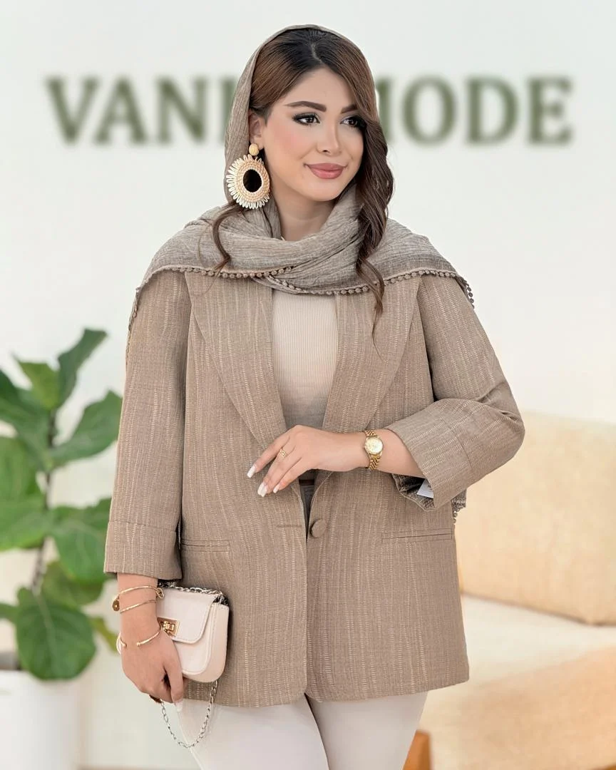 کت پرستیژ یقه بلیزر کدh343