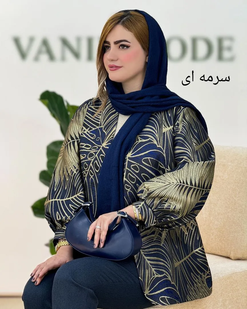 کت ژاکارد آستین پفی کد g419