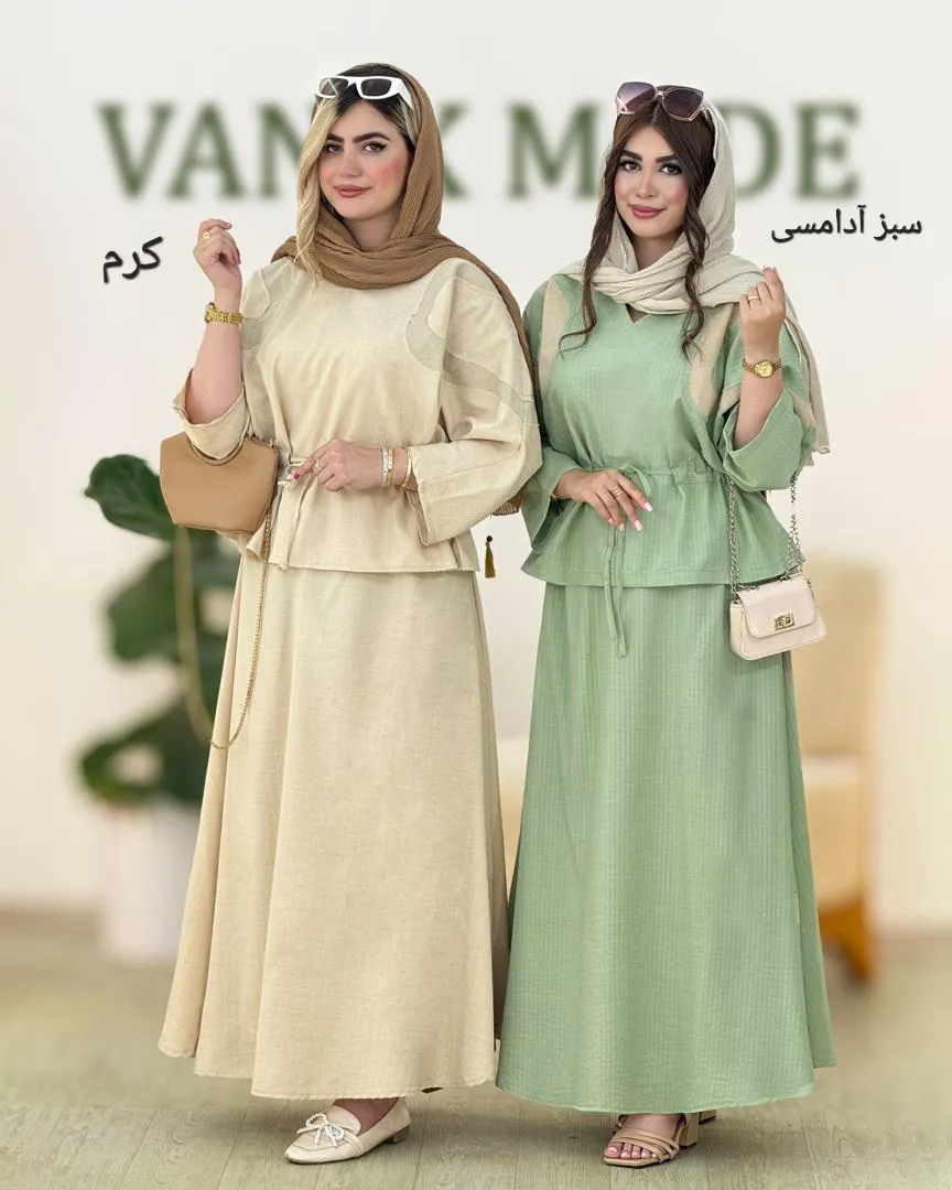 شومیز دامن شانتون ژاکارد کد h3