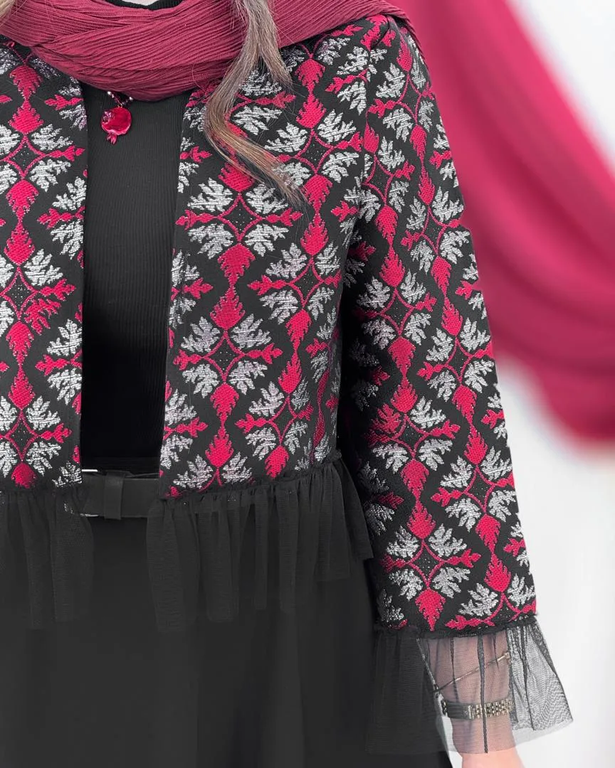 ست کت دامن یلدایی کد h762