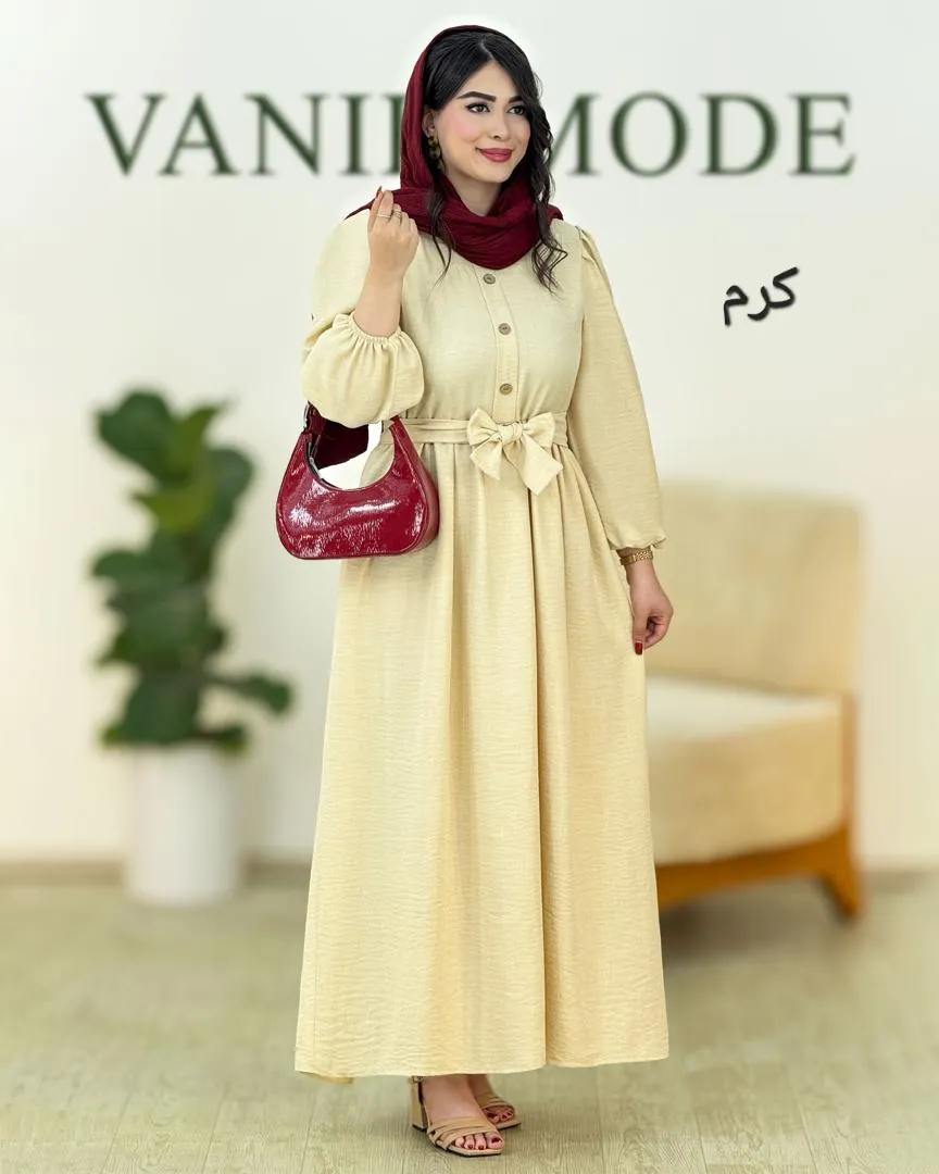 پیراهن بلند بهاری کد g797