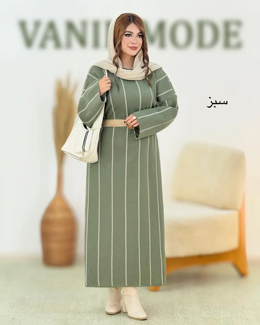 کفتان بافت بلند یقه کشباف کد h659