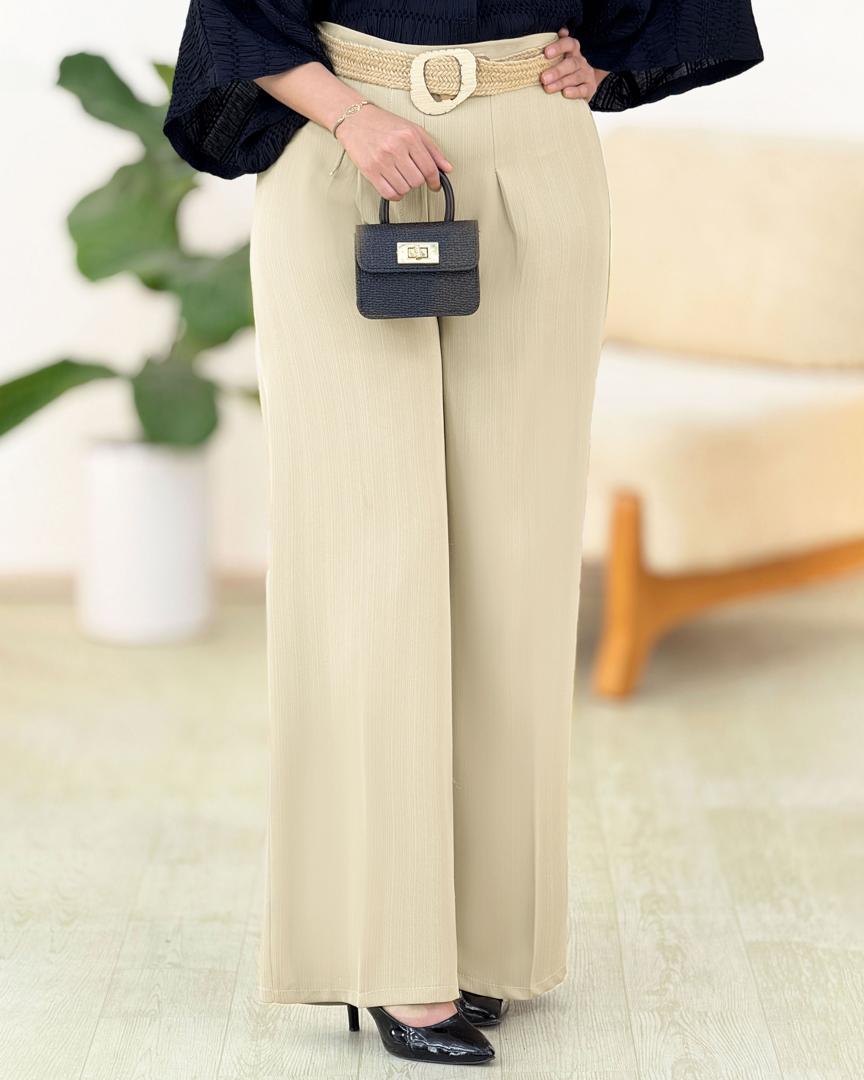 شلوار کریشه پیلی دار کد h99