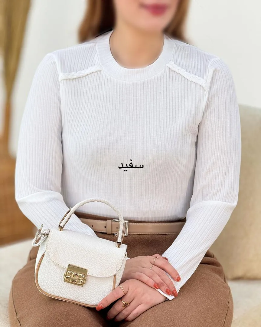 بلوز زنانه آستین بلند فانریپ کد h690