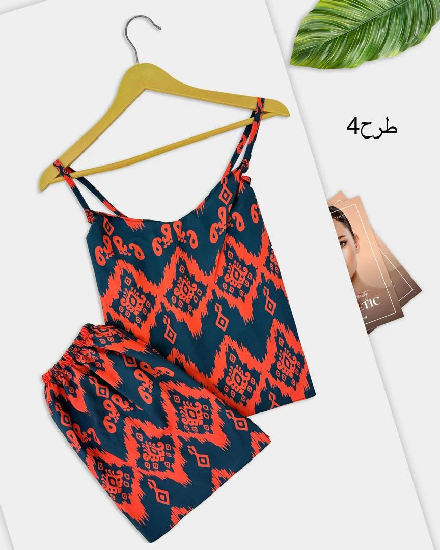 تاپ شلوارک بوگاتی چاپی کدh371