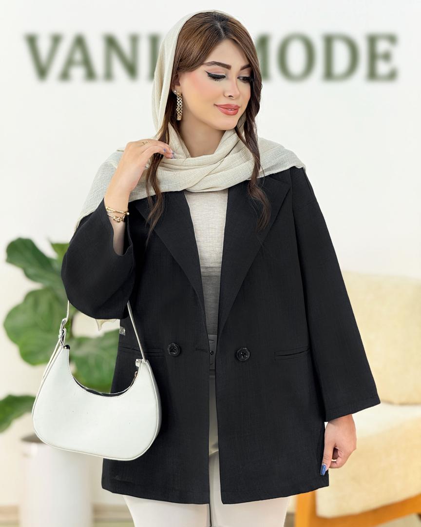 کت شانتون آستین افتاده کدh192