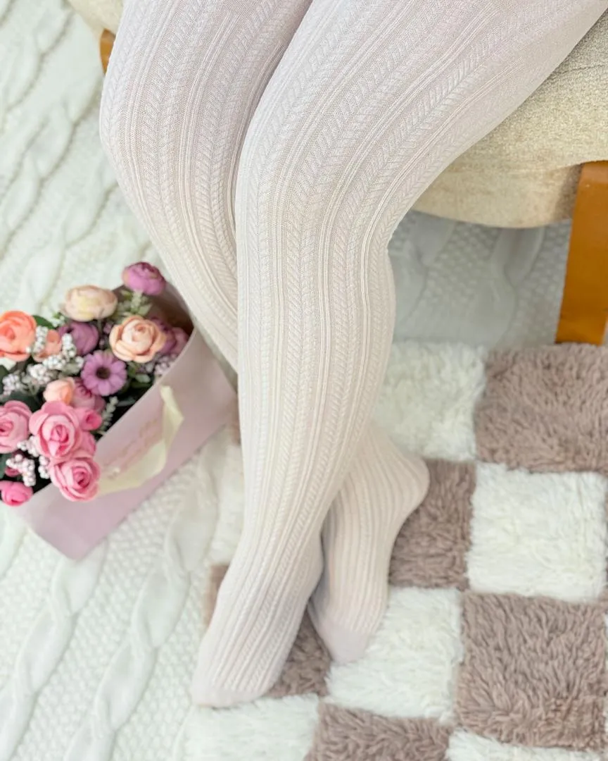 جوراب شلواری گندمی کد H419