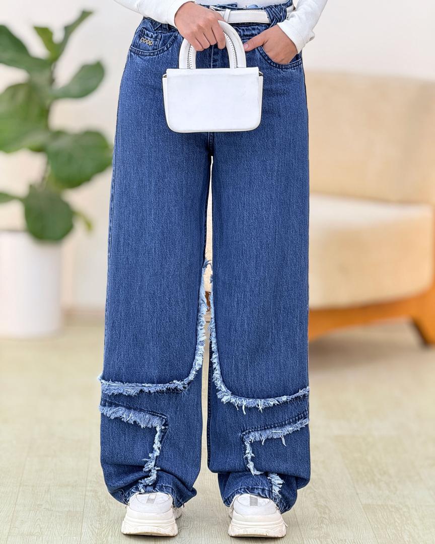 شلوار جین واید لگ کد g927