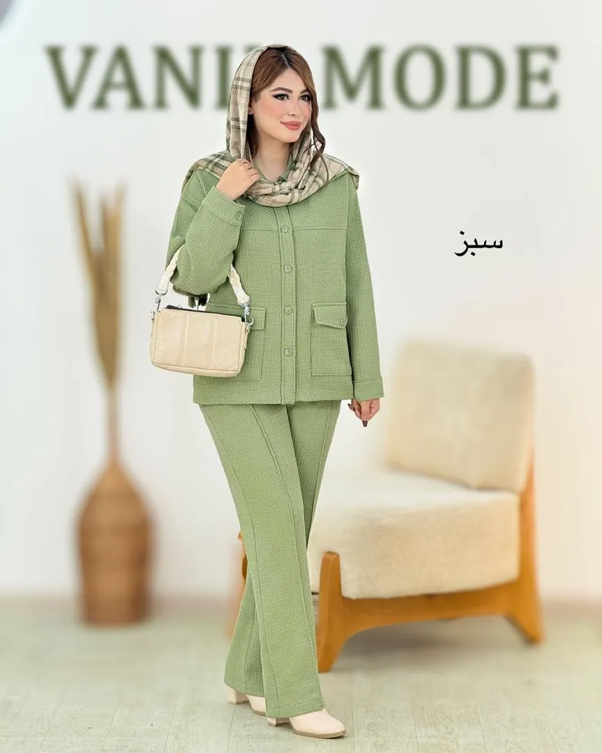 ست کت شلوار کوک دوزی کد h724