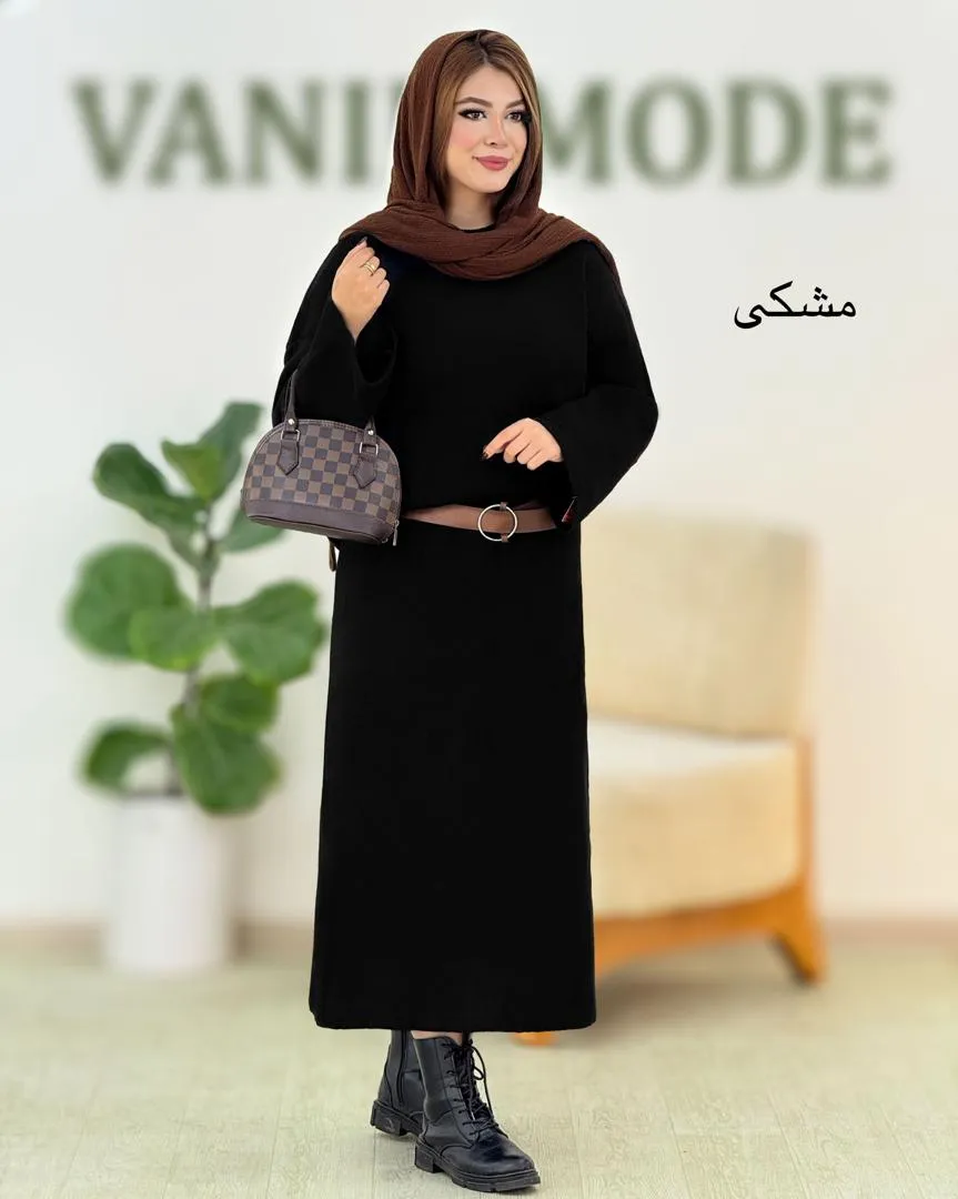 ست بلوز دامن پاین چاکدار بافت کد h543