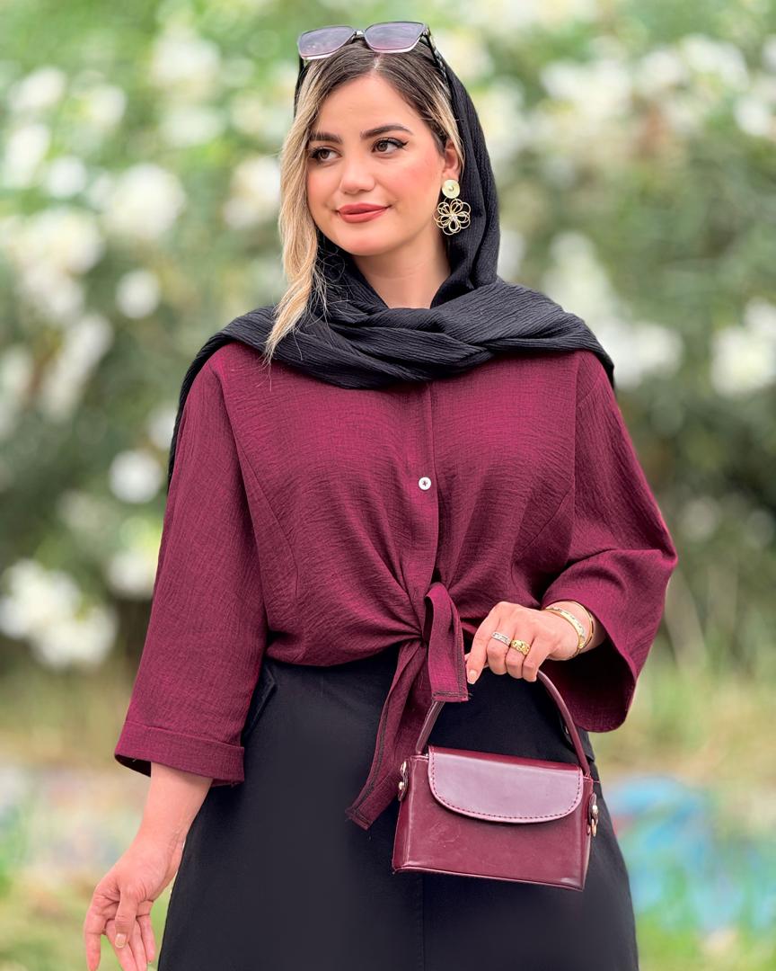 شومیز گره ای شانتون صوفیا کد h132