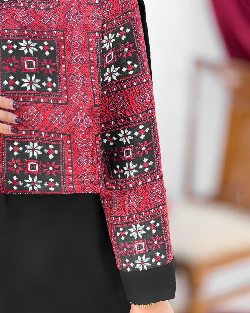 ست کت سارافون کمربنددار زنانه کد h703