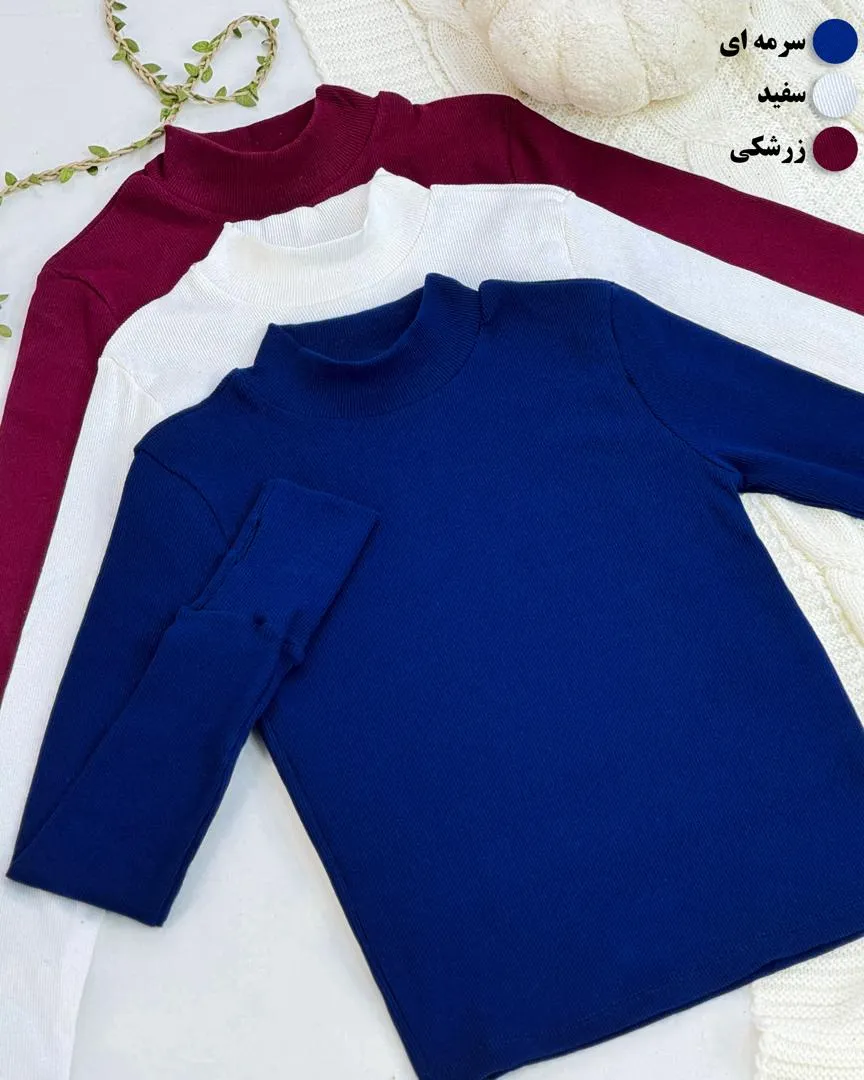 بلوز یقه سه سانت کد g176