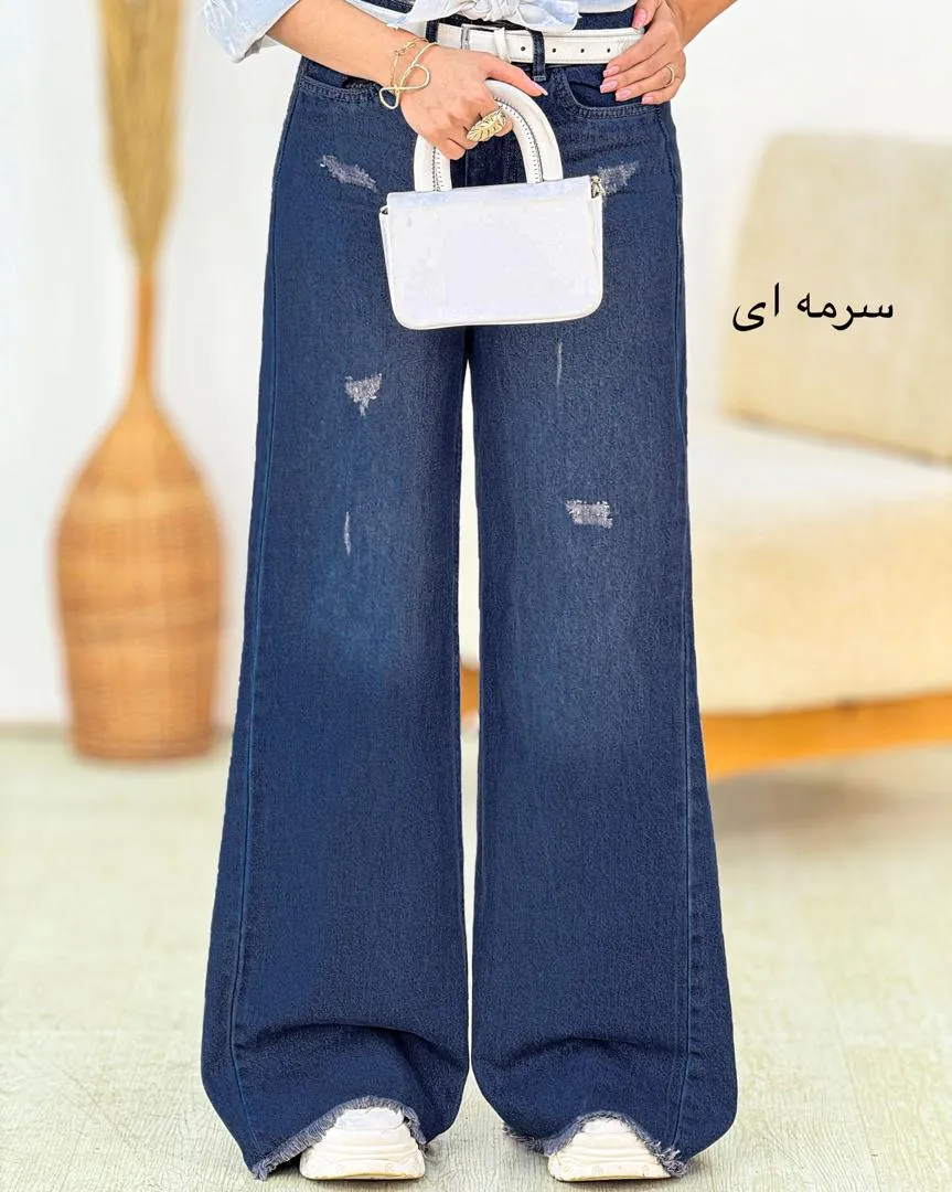 شلوار شافل پایین ریش کد h603