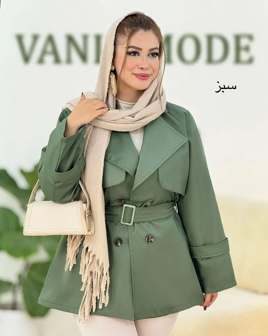 ترنچ کت آستر دار کد h439